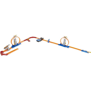 Hot Wheel 360 Degree  Double Ring Speedway Race Track